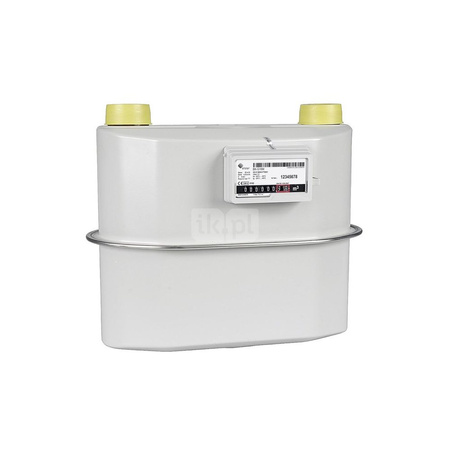 Gazomierz miechowy G 16 - z nadajnikiem impulsów, rozstaw 280mm, Intergaz