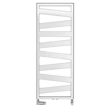 Grzejnik drabinkowy ZEHNDER Kazeane, 1661/600mm, kolor Biały, moc 743W