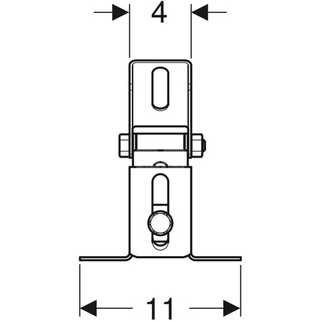 Zestaw montażowy do regulowania kąta nachylenia dachu