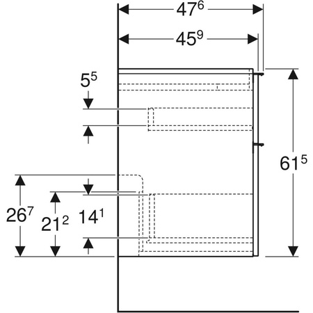 Szafka iCon pod umywalkę podwójną, z czterema szufladami 118,4 cm x 61,5 cm x 47,6 cm, szary piaskowy / lakierowany, wysoki połysk, szary piaskowy / matowy