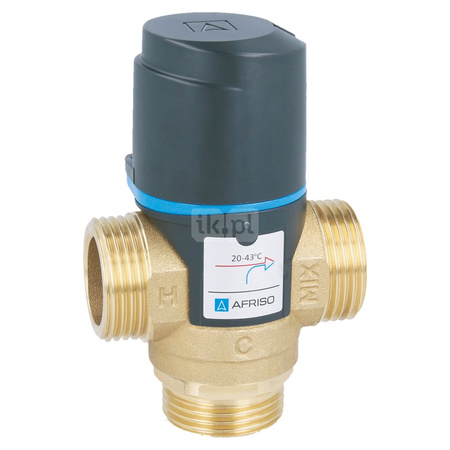 Termostatyczny zawór mieszający ATM 361, DN20, G1", 20-43°C, Kvs 1,6 m3/h