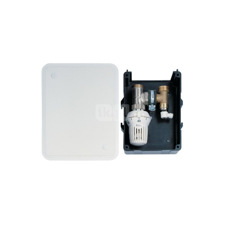 Zestaw do ogrzewania podłogowego z RTL, nastawa 20-50°C, głowica ukryta