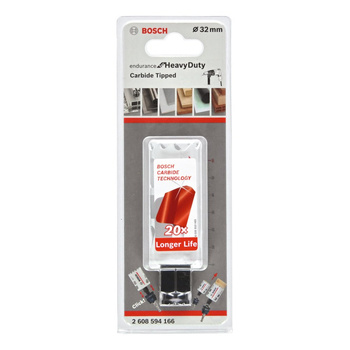 Piła otwornica z węglików spiekanych z technologią Endurance for Heavy Duty 32 mm