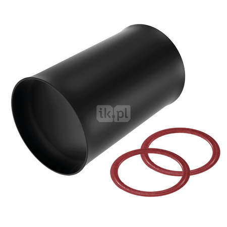 Łącznik dwukielichowydo rury 75 z kompletem 2 szt. uszczelek