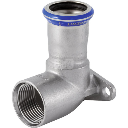 Podłączenie armatury Geberit Mapress Edelstahl 90° z gw.wewn. d22-Rp 1/2