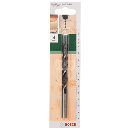 Wiertła spiralne do drewna D = 9,0 mm, L = 116 mm