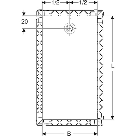 Brodzik prostokątny Geberit Olona 120x80 cm, biały