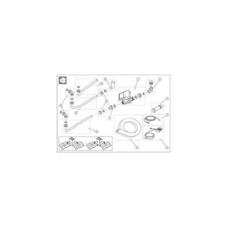 Zestaw ładowania warstwowego dla zasobnika VIH QL 75/2B do instalacji z lewej strony