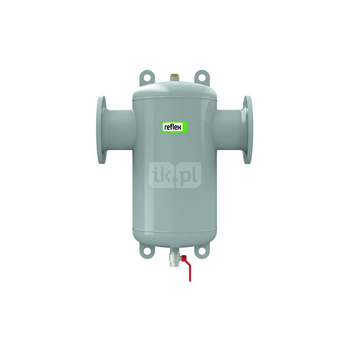 Separator mikropęcherzy powietrza i osadów Exdirt D 200 szare, przyłącza kołnierzowe