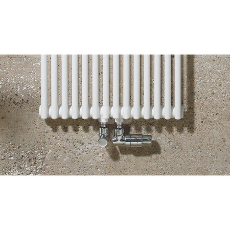 Grzejnik żeberkowy ZEHNDER Kleo, 2000/462mm, kolor Biały, moc 1624W