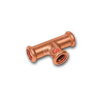 Trójnik SANHA Press Solar Miedź (15 mm x 15 mm x 15 mm) (ZW x ZW x ZW)