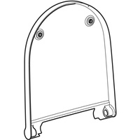 Pokrywa deski AqC Sela, biała