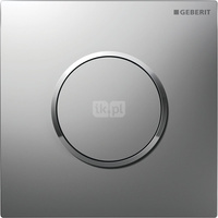 Pneumatyczny zawór spłukujący Geberit do pisuaru, ręczny, Typ 10, chrom mat-chrom bł.-chrom mat