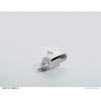 Kolanko 90° pionowe, płaskie, 52 x 132 mm z uszczelkami