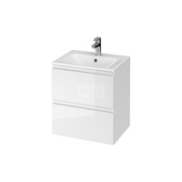 SET B273 MODUO 50 BIAŁY DSM (SZAFKA + UMYWALKA WPUSZCZANA W BLAT)