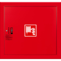 Hydrant DN25 wnękowy, wąż 20m, zamek patent, RAL 3000