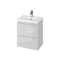 SET 982 MODUO SLIM 50 SZARY DSM (SZAFKA + UMYWALKA)