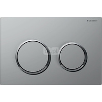 Przycisk uruchamiający Geberit Kappa21, przedni/górny, chrom mat-chrom bł.-chrom mat