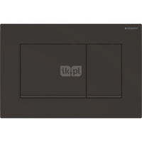 Przycisk uruchamiający Geberit Sigma30, przedni, czarny mat-czarny-czarny mat, easy-to-clean