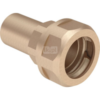 Złączka przejściowa do rur karbowanych GEBERIT Mapress Mosiądz  x Mosiądz (Końcówka wciskowa x Pierścień zaciskowy)