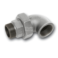 Śrubunek 45' SANHA 97# Żeliwo 1 1/2'' x 1 1/2'' (GW x GZ)