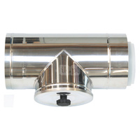 Prostka rewizyjna koncentryczna ø 110/160 mm PP/stal szlachetna*