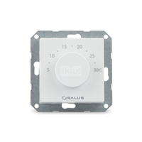 Przewodowy, podtynkowy, elektroniczny regulator temperatury - dobowy, 230V, biały, montaż do ramki 55x55