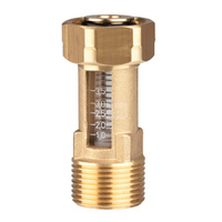 Rotametr, 1-3,5 l/min, G3/4" x złączka zaciskowa G3/4", długość 67 mm