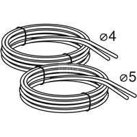 Wężyk podwójny 2m