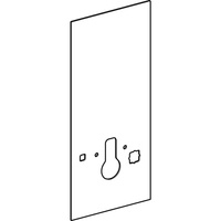 Pokrycie przednie Monolith WC 114, AqC, czarny