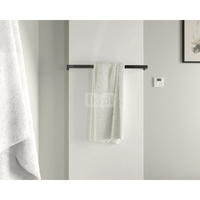 Grzejnik Zehnder Fina Lean Bar FIF-180-050, kolor (Code0550) Black Quartz, typ złącza Code S034, konsole ścienne Fina