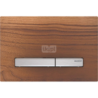 Przycisk uruchamiający Geberit Sigma50, przedni, amerykański orzech włoski