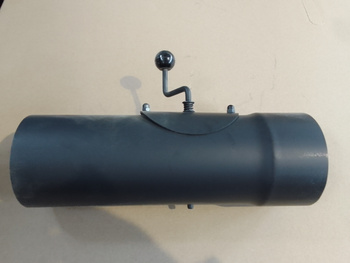 Rura spalinowa czopuch 120 L350 z wyczystką DEFRO