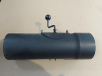 Rura spalinowa czopuch 120 L350 z wyczystką DEFRO