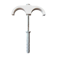 TECEflex - Obejma podwójna z kołkiem 16-25 mm (koszulka 6 x 40 mm, wkręt 65 mm)