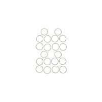 Uszczelka SPK1/2/4 D87X80.5/0.4 BULK 4st