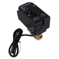 2-drogowy zawór kulowy z siłownikiem BEV, DN15, Rp1/2", Kvs 20 m3/h, 230 V AC, NC
