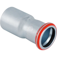Przedłużka  redukcja GEBERIT  Mapress C-Stahl  Stal Ocynk x Stal 22mm  x 15mm  DN 20 x DN 12 (Mufa zaciskowa x Końcówka wciskowa)