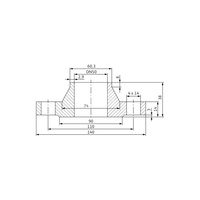 Akcesorium do pomp (zestaw przeciwkołnierzy), WILO - Zestaw przeciwkołnierzy DN 50, PN 6
