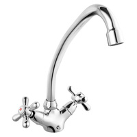 RETRO bateria zlewozmywakowa stojąca, chrom