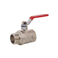 Kurek kulowy z rączką nakrętno-wkrętny 3/4"