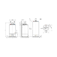 Gazowy pojemnościowy podgrzewacz wody SGA X 200 EE