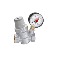 Regulator ciśnienia – wersja skośna, z manometrem 3/4" praca w wysokiej temperaturze