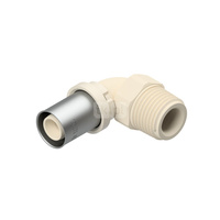 Kolano zaprasowywane 90' redukcja QIK PPSU 20mm x 3/4'' (ZZ x GZ)