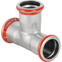 Trójnik GEBERIT Mapress C-Stahl równoprzelotowy Stal28mm x 28mm x 28mm (DN 25 x DN 25 x DN 25) (Mufa zaciskowa x Mufa zaciskowa x Mufa zaciskowa)