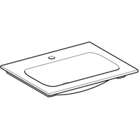 Umywalka iCon meblowa 60 cm, z otworem na środku, bez przelewu, 