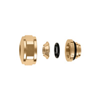 Złączka zaciskowa do rur miedzianych, mosiężnych, ze stali. Z uszczelką O-Ring 3/4-14