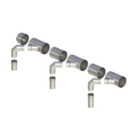 Kaskada ø180mm do trzech kotłów bez automatyki zabezpieczającej