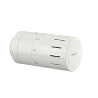 GŁOWICA TERMOSTATYCZNA TC-D1, PRZYŁĄCZE ZACISKOWE, BIAŁA/Z NASTAWĄ ZERA