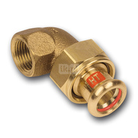 Śrubunek 45' SANHA Press Solar Miedź 28 mm x 1'' (ZW x GW)